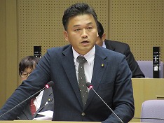 11月定例会 質問の様子